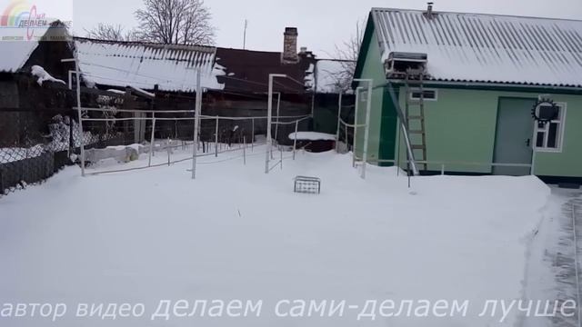 Обзор виноградника. Виноградник зимой. смотреть онлайн