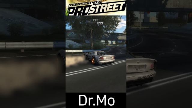 Need for Speed ProStreet. В дрифте хорошие повороты вывороты и близко к стене #shorts #nfs #pc #game