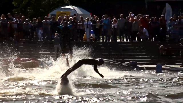 Флайборд шоу в Выборге. Фестиваль Водного Туризма 2019 смотреть онлайн