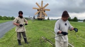 Изготовление косой изгороди