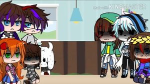 Afton and Undertale react to their death || Gacha club ||
