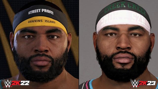 WWE 2K23 vs WWE 2K22  Graphics Faces  Gameplay Comparison