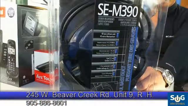 SIG TV - Pioneer Stereo Headphone, Bass Boost Audio Headphone SE-M390 смотреть онлайн