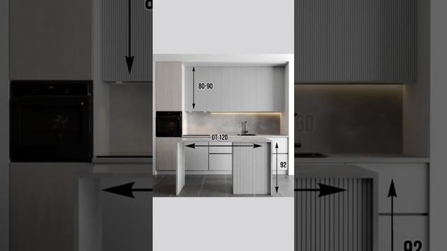 Эргономика кухни с островом