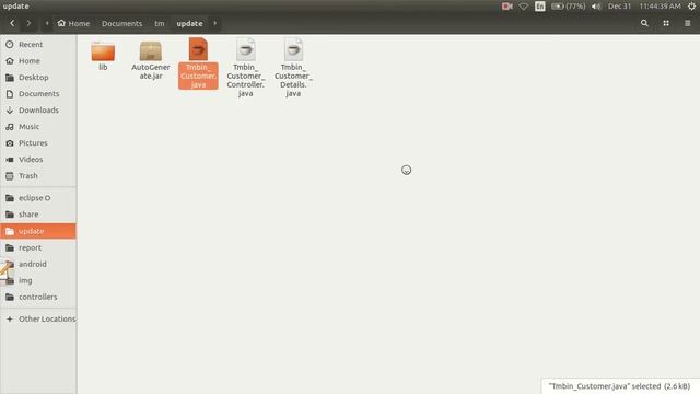 Auto Generate java code Jdbc (insert, update ,delete, Display and pojo class)