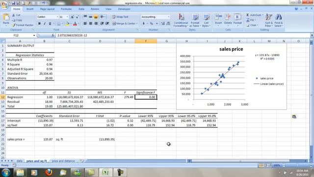 Trend Lines and Regression Analysis in Excel смотреть онлайн