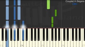 Andrea Bocelli & Hélène Ségara - Vivo per lei (Piano facile)