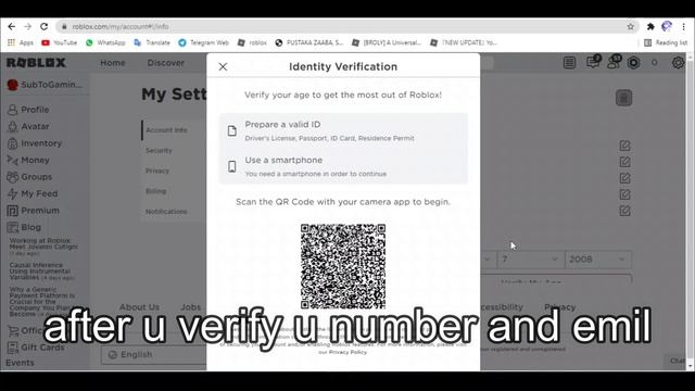 How To Verify Age In roblox for get voice chat смотреть онлайн