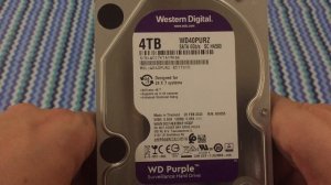 ОНЛАЙН ТРЕЙД.РУ — Жесткий диск Western Digital Purple 3.5" 4.0 Tb SATA III 64 Mb 5400 rpm WD40PURZ