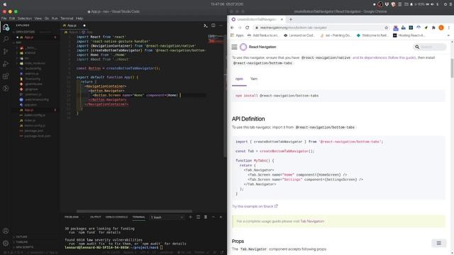 React Native Bottom Tab Navigator V5 for Beginners смотреть онлайн