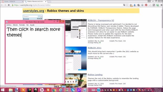 Changing Roblox Themes. смотреть онлайн