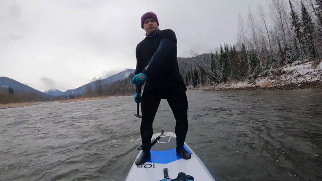 Сапбординг в Сибири:Сплав по реке Томь.Supboarding in Siberia смотреть онлайн