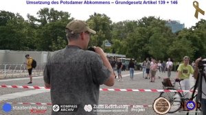 staatenlos.info  26.06.2021 Versammlung unter freiem Himmel - Kundgebung – Reichstag - Teil 1 / 6