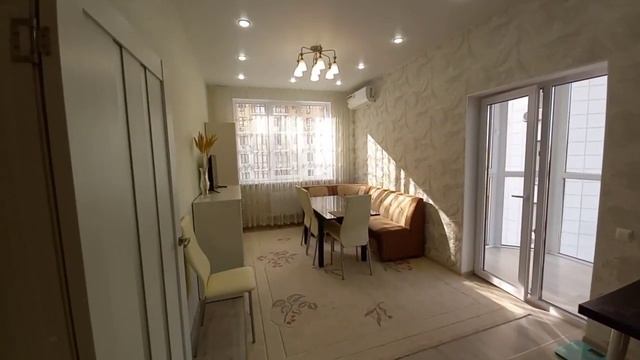 Gродается Евро трехкомнатная квартира общей площадью 64, кв.м. в городе Анапа. смотреть онлайн