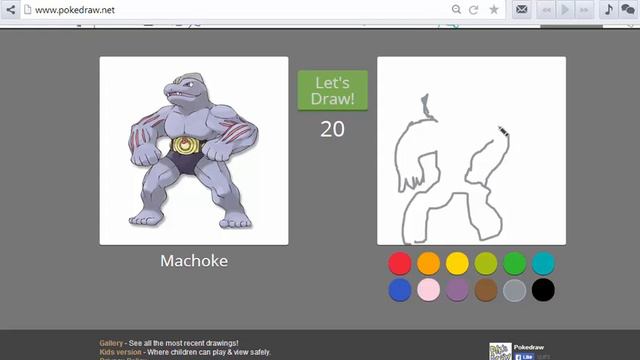 Pokedraw №1 (Рисуем покемонов)