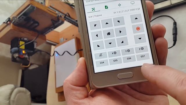 Беспроводное управление станком. (Режимы радио BT/WiFi/OFF. Программы Grbl Controler, ESP3D Web UI смотреть онлайн