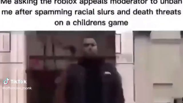 Me asking the Roblox appeals team to unban me (Im only human after all meme Roblox) смотреть онлайн