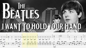 The Beatles - I Want To Hold Your Hand (Bass + Drum Tabs) By Paul McCartney & Ringo Starr