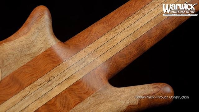 Warwick Custom Shop Masterbuilt -  Thumb NT 7-String - Swirly Bubinga Body #18-3802