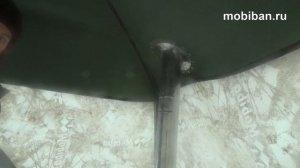 Мобиба МБ-10 + печь Гравицапа КЦ-4 зимой. Подготовка