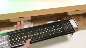 ► СВЕТОДИОДНЫЙ СВЕТИЛЬНИК ДЛЯ АКВАРИУМА FG-136 AQL 60W120CM ? РАСПАКОВКА ? И ОБЗОР ⬇️