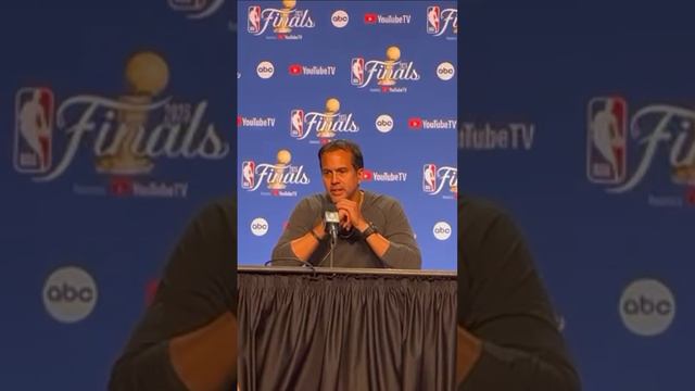 Erik Spoelstra on the possibility of playing Tyler Herro in the NBA Finals