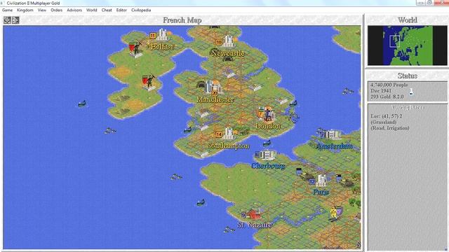 Civilization II: World War II Scenario 1940-1943 смотреть онлайн