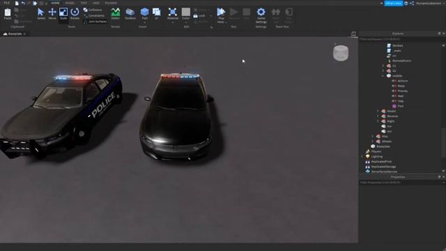 How to change the siren on any police car! (Roblox Studio) смотреть онлайн