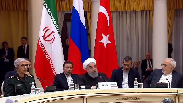 Встреча президентов России, Турции и Ирана в Сочи смотреть онлайн