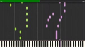 Jumpstyle Keys synthesia piano solo and backing