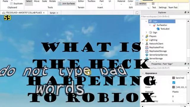 Roblox - i can't open TOOLBOX (ROBLOX STUDIO) смотреть онлайн