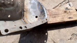 Восстановление переднего лонжерона,крепления подрамника Мазда 323.
