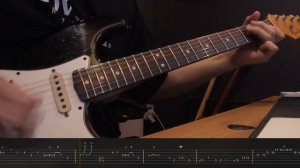 Funk blues Guitar Solo in F | Tab