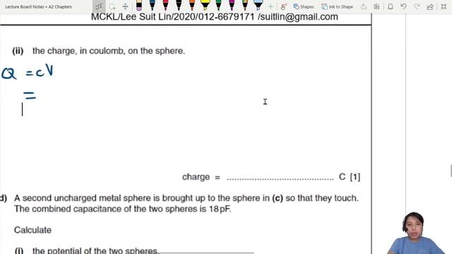 19.1e Ex2 ON10 P41 Q4 Two Charged Spheres | A2 Capacitance | Cambridge A Level 9702 Physics смотреть онлайн
