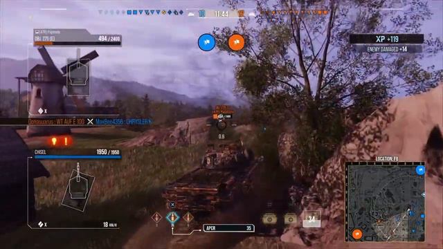 Chisel. 9k dmg in 7 & half min but..... Its a loss.. World of Tanks Console смотреть онлайн