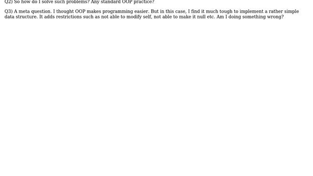 Python object oriented programming problems while implementing binary search tree