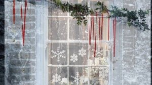 Как украсить окна на Новый год ! Идеи декора.