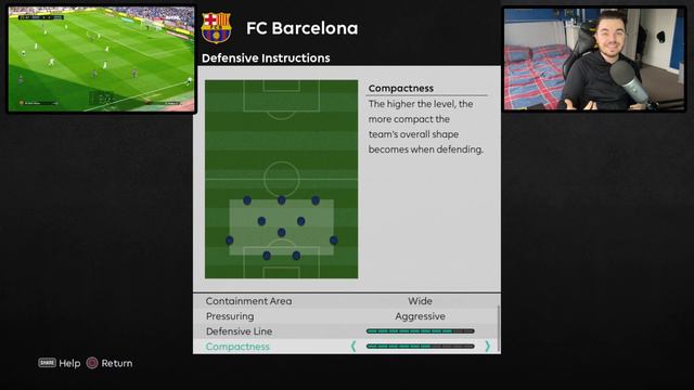 Recreate Xavi Hernandez's 4-3-3 Barcelona Tactics in PES 2021 | Custom Tactics Explained смотреть онлайн