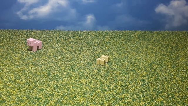 LEGO анимация (Майнкрафт животные) смотреть онлайн