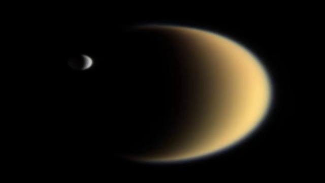 Звуки космоса записанные NASA'Ускорение через туман Титана'