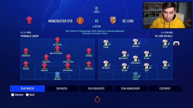FIFA 23 | КАРЬЕРА ЗА ЛАНС | КОРОЛИ ФРАНЦИИ и ПОЕЗДКА НА ОЛД ТРАФФОРД