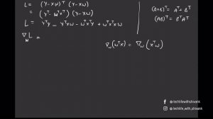 Normal Equation Derivation for Regression