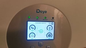 Инвертор Deye работает без аккумулятора.