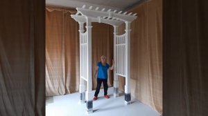 САДОВАЯ АРКА ПЕРГОЛА СВОИМИ РУКАМИ DIY #садсвоимируками #НиколайMisterwood #работаподереву