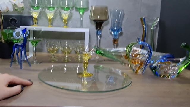 Что купила в свою коллекцию? цветное стекло. Пополнение коллекции Рапсодия. Чехословакия. Барахолка смотреть онлайн