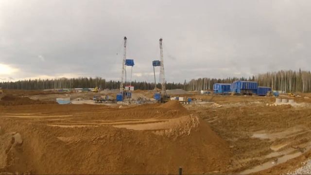 4. Сооружение фундамента копра и засыпка котлована