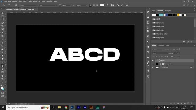 Cara Membuat Teks Menjadi Melengkung  Tutorial Photoshop 9