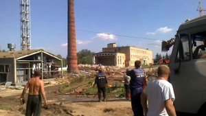 Снос трубы котельной