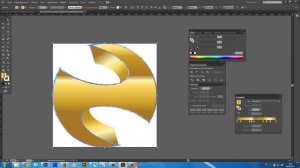 Урок 4 5 Практика золотой 3d логотип