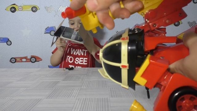 РОБОКАР ПОЛИ и РОЙ трансформеры игрушки из мультика ROBOCAR POLI and ROY transformers toys для дете смотреть онлайн